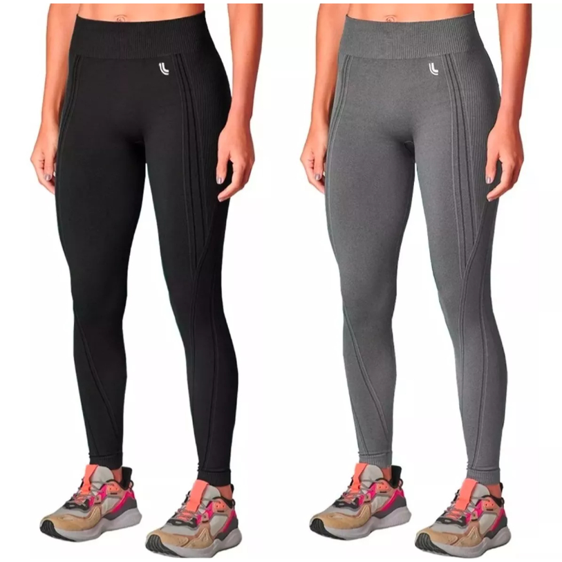 Calça Leg Legging Max Lupo Sport Tecnologia Sem Costura Seamless Dry para Treino de Alto Rendimento