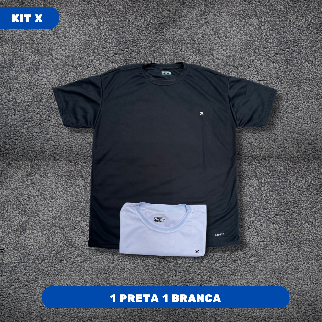 Kit 3 Camisetas Dry Fit Masculina - Casual - Treino - Academia - Esportes - Exercícios - Corrida