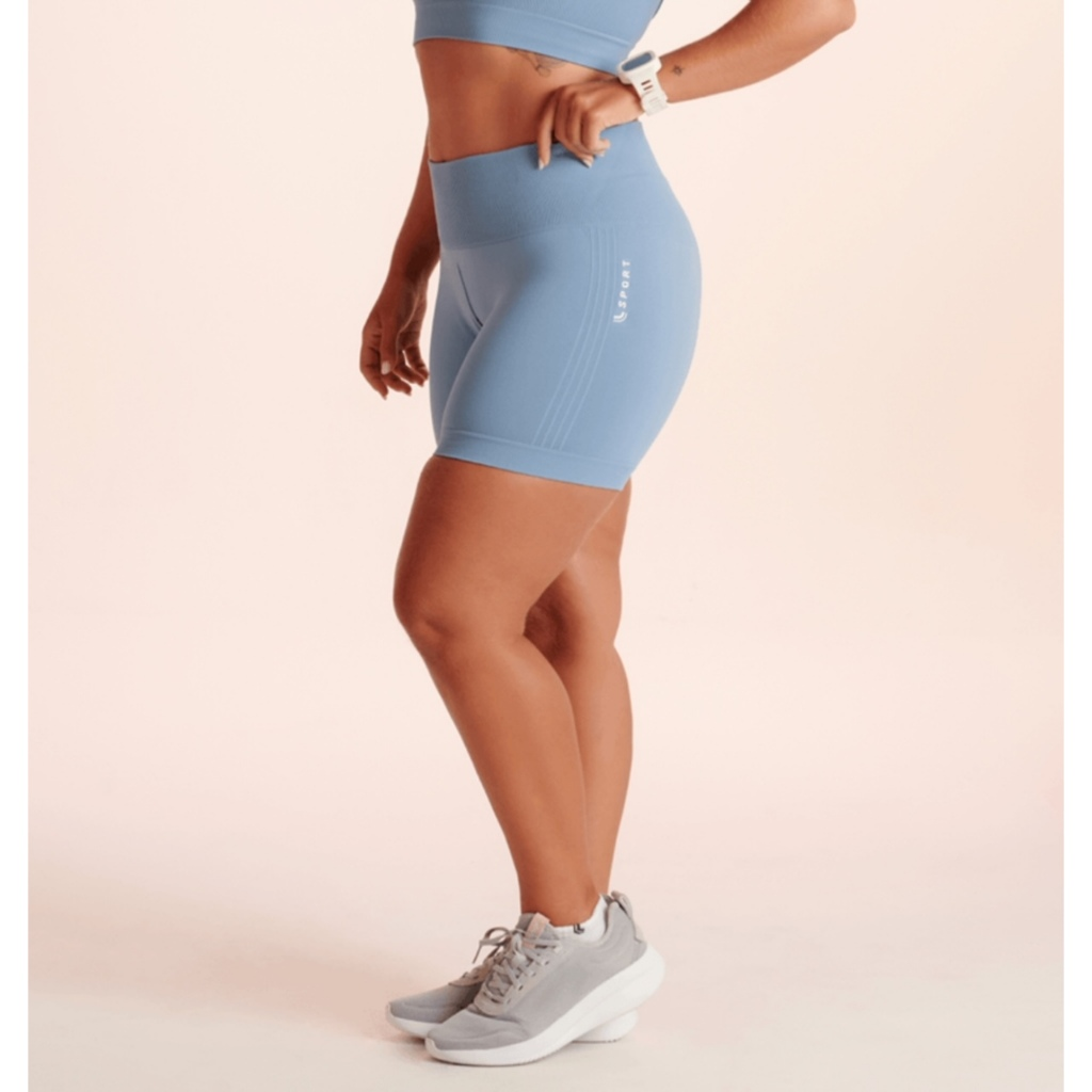 Short Feminino Lupo Sem Costura Com Silicone no Cós Original