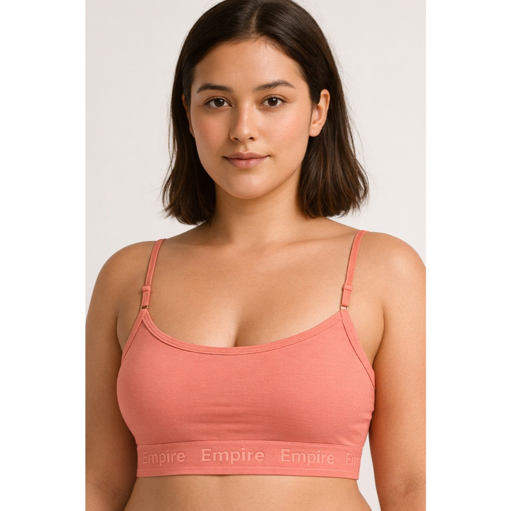 Kit 4 Top Feminino Forrado de Microfibra Sutiã Sem Bojo Top Fitness Adulto Juvenil
